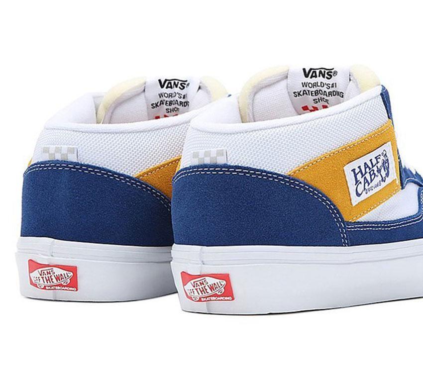 Vans Skate Half Cab 92 Mens Womens - Athletic Blue/Yellow VN0A4BXGBYL Shoes