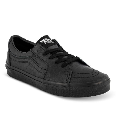 Vans Sk8-Low Leather Mens Womens - (Leather) Black VN0A5KXDBM8 Shoes