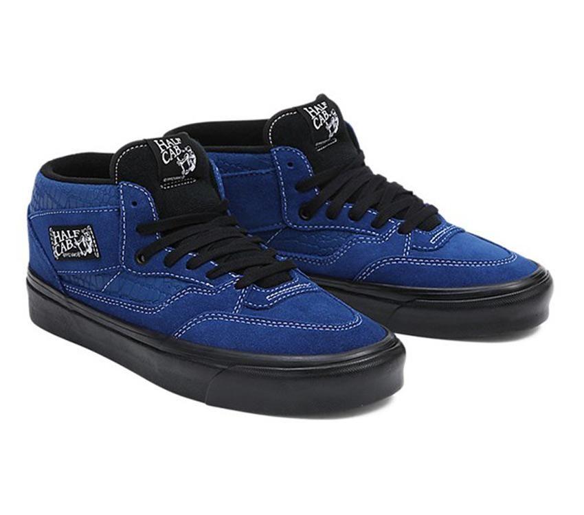 Vans Anaheim Factory Half Cab 33 Dx Mens Womens - Anaheim Factory OG Croc Emboss Blue/Black VN0A5KX6Y40 Shoes