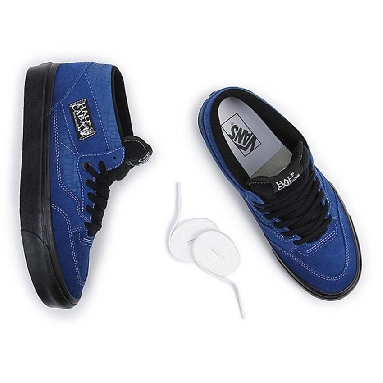 Vans Anaheim Factory Half Cab 33 Dx Mens Womens - Anaheim Factory OG Croc Emboss Blue/Black VN0A5KX6Y40 Shoes