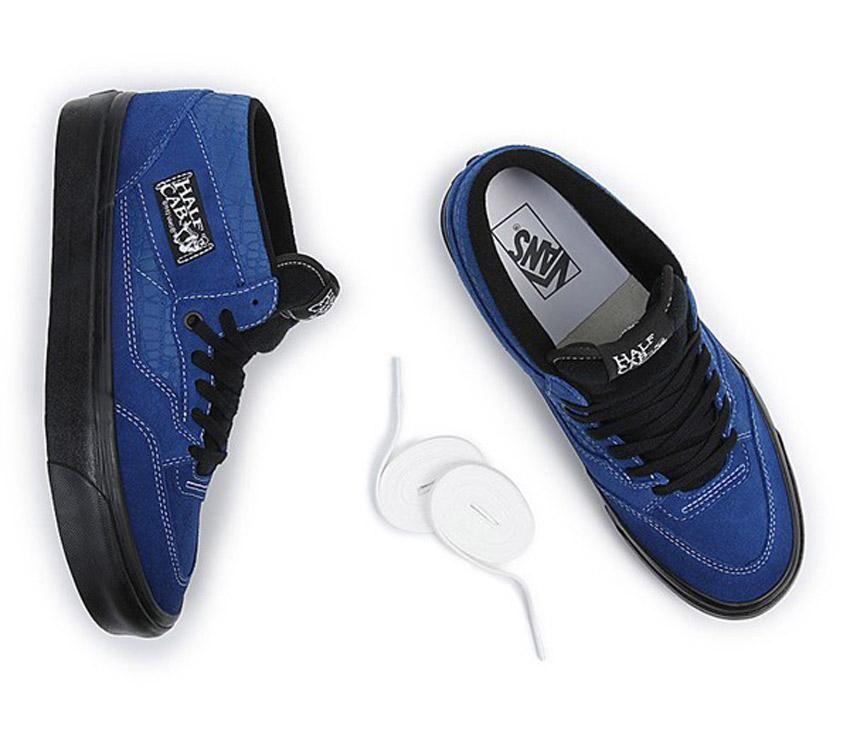 Vans Anaheim Factory Half Cab 33 Dx Mens Womens - Anaheim Factory OG Croc Emboss Blue/Black VN0A5KX6Y40 Shoes