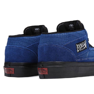 Vans Anaheim Factory Half Cab 33 Dx Mens Womens - Anaheim Factory OG Croc Emboss Blue/Black VN0A5KX6Y40 Shoes