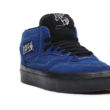 Vans Anaheim Factory Half Cab 33 Dx Mens Womens - Anaheim Factory OG Croc Emboss Blue/Black VN0A5KX6Y40 Shoes