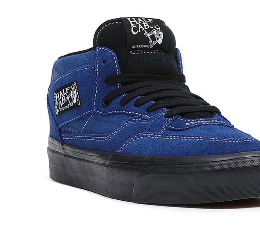 Vans Anaheim Factory Half Cab 33 Dx Mens Womens - Anaheim Factory OG Croc Emboss Blue/Black VN0A5KX6Y40 Shoes