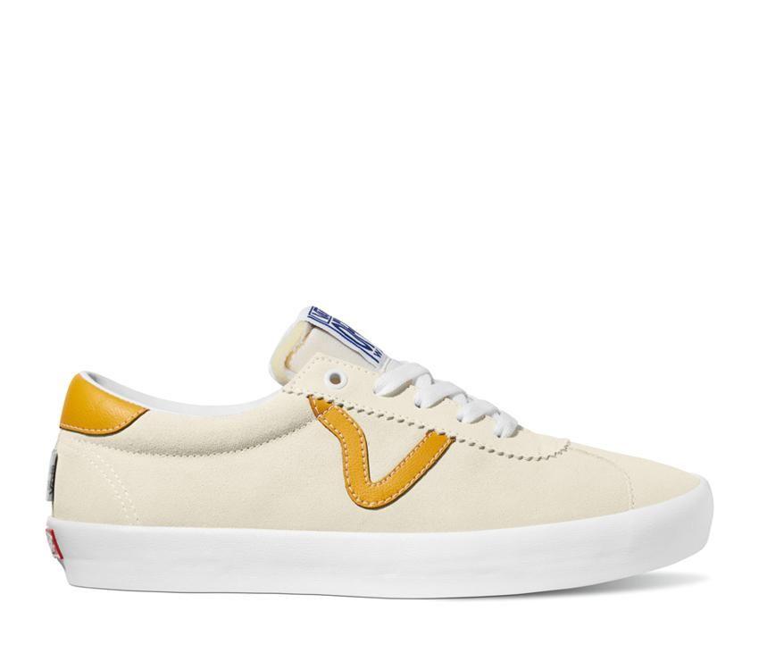 Vans Skate Sport Athletic Mens Womens - Athletic White/Gold VN0A5HEKY8P Shoes