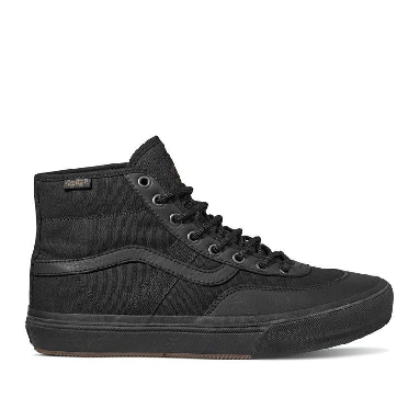 Vans Crockett High Mens Womens - Butter Leather Black/Black VN0A5JIGBKA Shoes