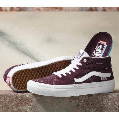 Vans Skate Grosso Mid Mens Womens - Wrapped Wine VN0A5FCGWNE Shoes