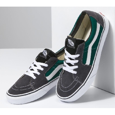 Vans Sk8-Low Mens Womens - Jungle Green/Charcoal VN0A5KXDJGC Shoes