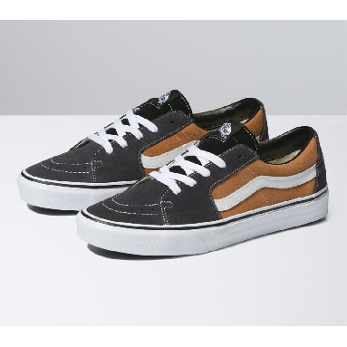 Vans Sk8-Low Mens Womens - Charcoal/Khaki VN0A5KXDALQ Shoes