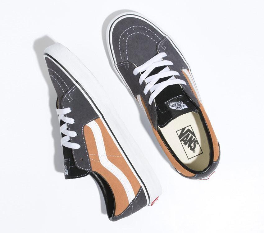 Vans Sk8-Low Mens Womens - Charcoal/Khaki VN0A5KXDALQ Shoes