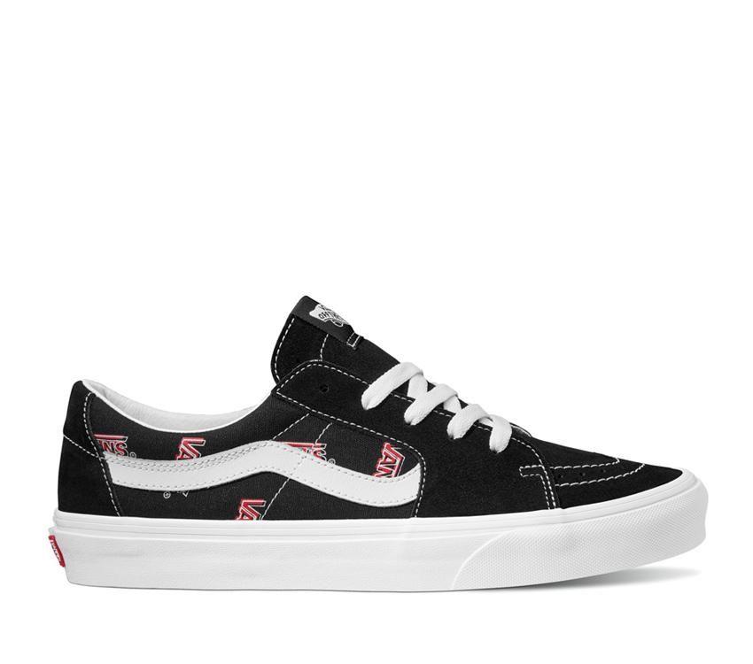 Vans Sk8-Low Mens Womens - Vans Misprint Black/White VN0A5KXDBA2 Shoes