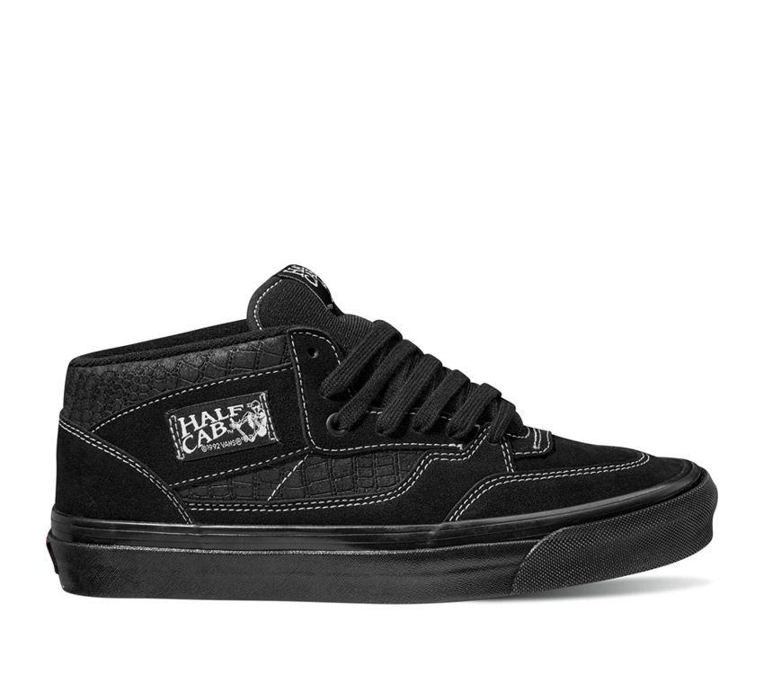 Vans Anaheim Factory Half Cab 33 Dx Mens Womens - Anaheim Factory OG Croc Emboss Black/Black VN0A5KX6BKA Shoes