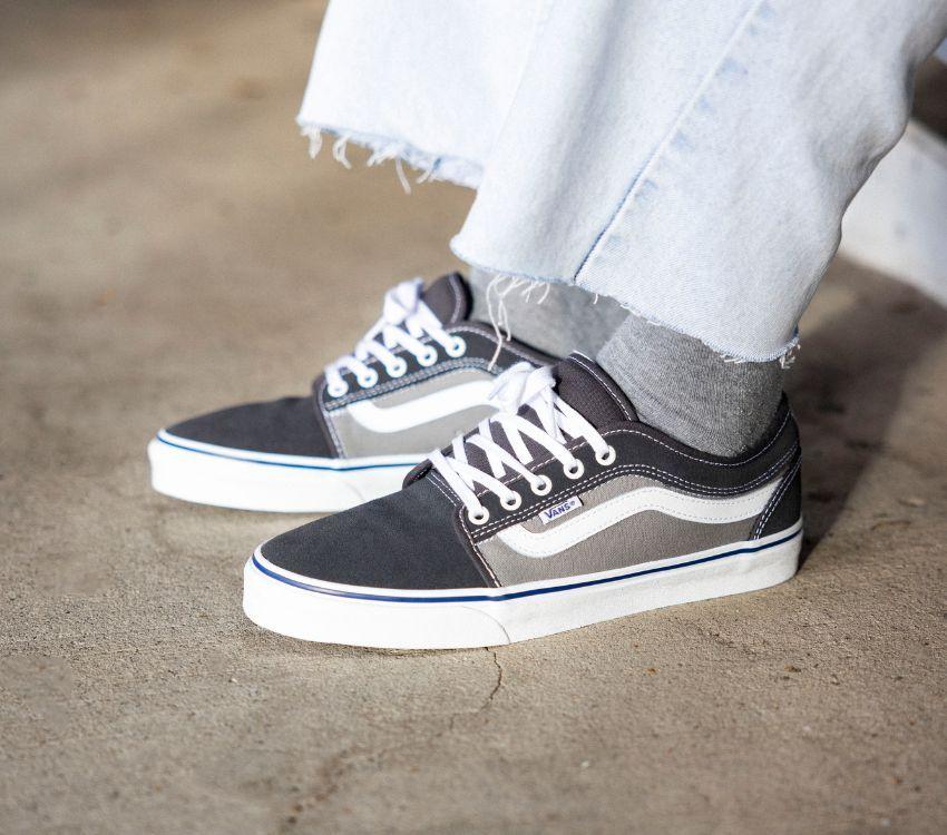 Vans Chukka Low Mens Womens - Asphalt/Blue VN0A5KQZACP Shoes