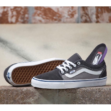 Vans Chukka Low Mens Womens - Asphalt/Blue VN0A5KQZACP Shoes