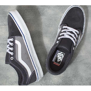 Vans Chukka Low Mens Womens - Asphalt/Blue VN0A5KQZACP Shoes