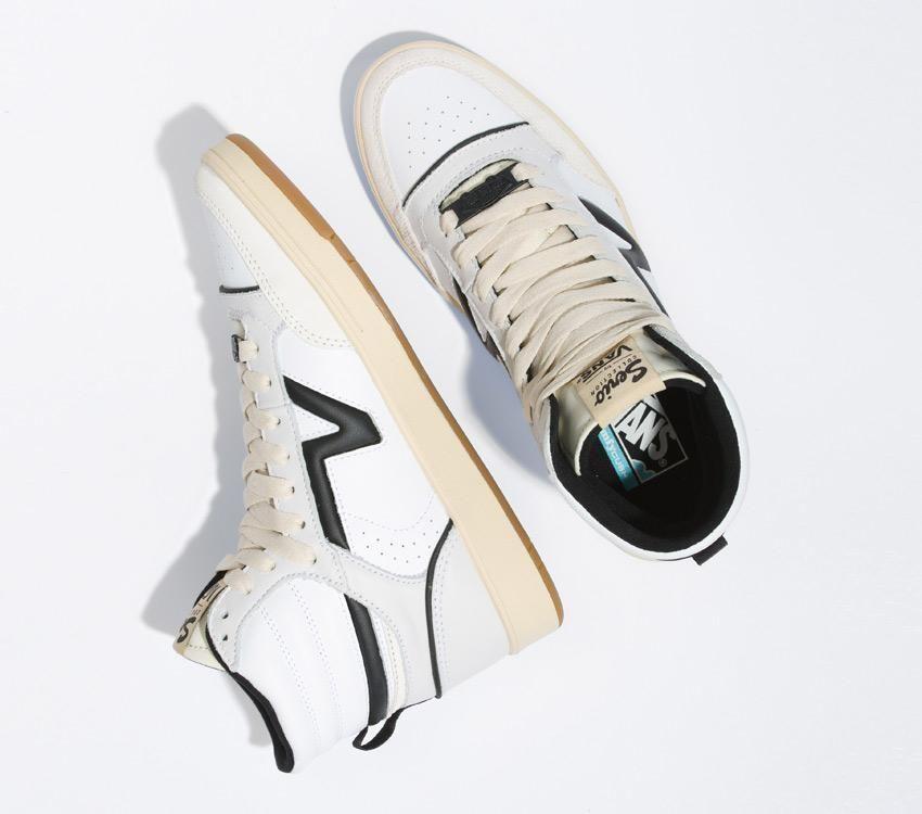 Vans Lowland Hi Comfycush Jump Serio Mens Womens - Serio Collection Black/True White VN0A7Q4Q6BT Shoes