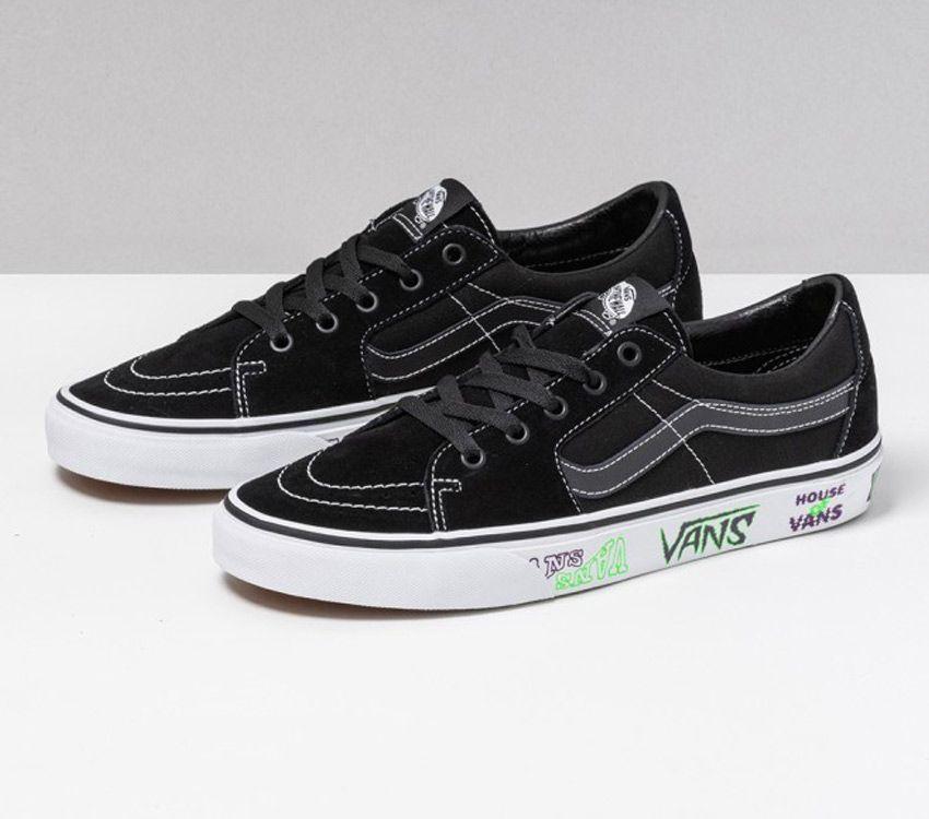 Vans Sk8-Low Live At Hov Mens Womens - Live At Hov Black/White VN0A5KXDMCG Shoes