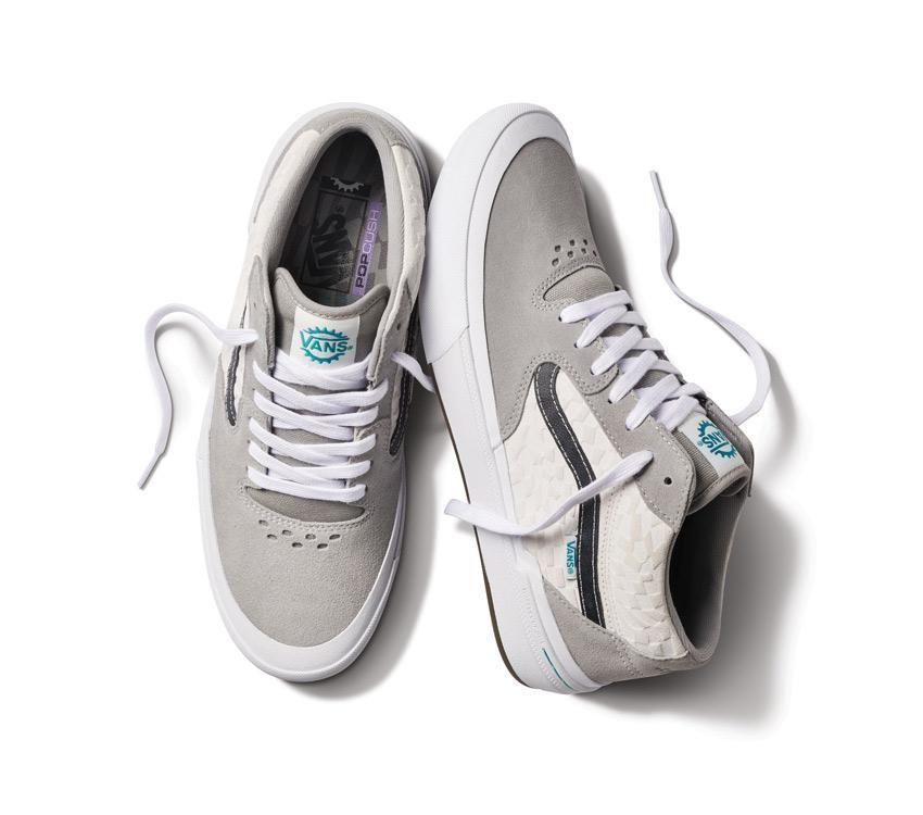 Vans Kevin Peraza Style 114 Mens Womens - Peraza Grey/White VN0A4BXL1XM Shoes