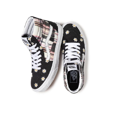 Vans Sk8-Hi Floral Plaid Mens Womens - Floral Plaid Patchwork VN0A7Q5NUUW Shoes