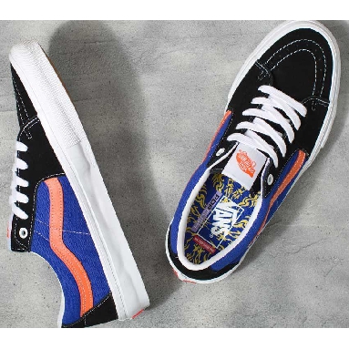 Vans Skate Sk8-Low Mens Womens - Dragon Flame Blue/Orange VN0A5FCFBLQ Shoes