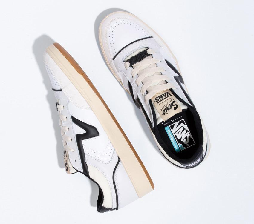 Vans Lowland Comfycush Jump Serio Mens Womens - Serio Collection Black/True White VN0A5KYF6BT Shoes