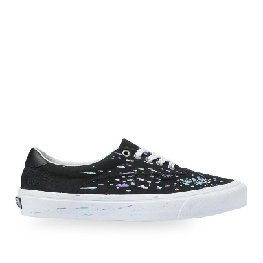 Vans Splatter Embroidery Acer Ni Womens - Black/True White VN0A4UWY8CN Shoes