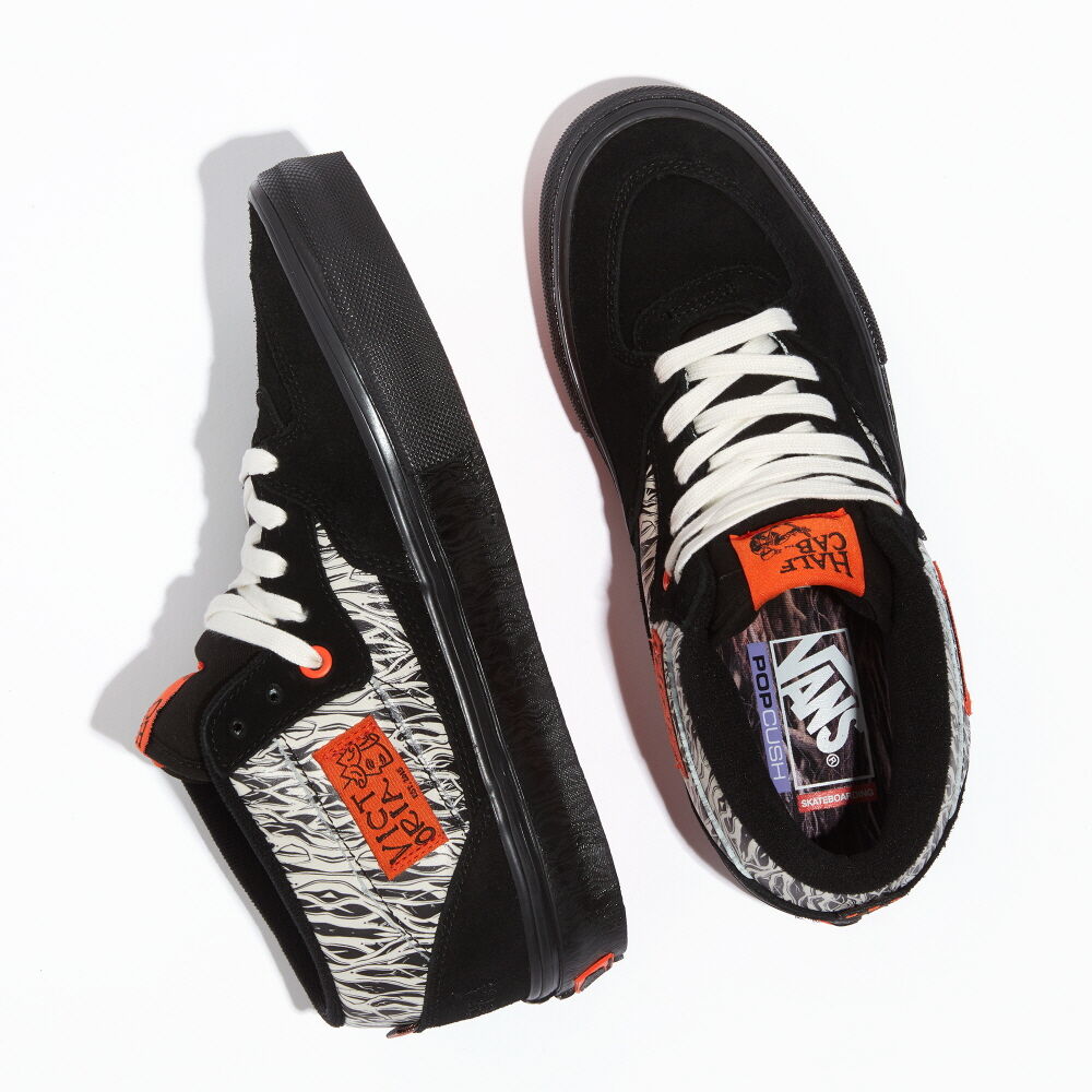 Vans Elijah Berle Skate Half Cab Mens Womens - VICTORIA BLACK/MARSHMALLOW VN0A5FCD1KP Shoes