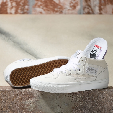 Vans Elijah Berle Skate Half Cab Mens Womens - DAZ WHITE/WHITE VN0A5FCDWWW Shoes