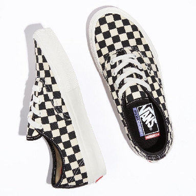 Vans Skate Authentic Mens Womens - CHECKERBOARD MARSHMALLOW VN0A5FC8FS8 Shoes