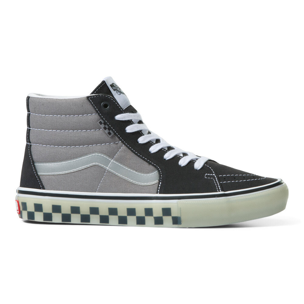 Vans x One Piece Skate SK8-Hi Mens Womens - TRANSLUCENT RUBBER GREY VN0A5FCCGRY Shoes