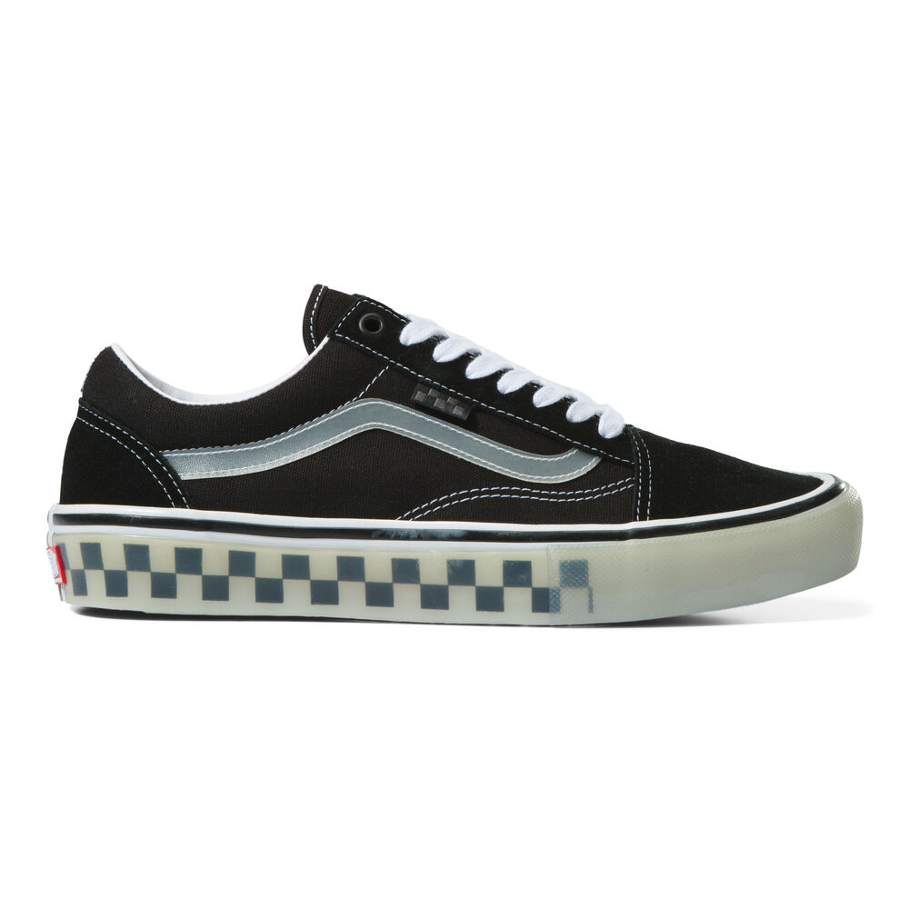 Vans x One Piece Skate Old Skool Mens Womens - TRANSLUCENT RUBBER BLACK/CLEAR VN0A5FCBBCQ Shoes