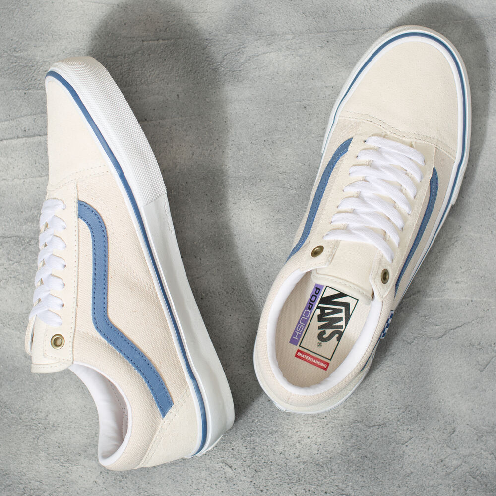 Vans x One Piece Skate Old Skool Mens Womens - RAW CANVAS CLASSIC WHITE VN0A5FCBACV Shoes