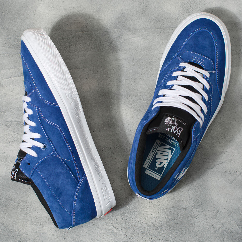 Vans x Krooked Skate Half Cab 92 VCU Mens Womens - (KROOKED BY NATAS FOR RAY) BLUE VN0A4BW9APG Shoes