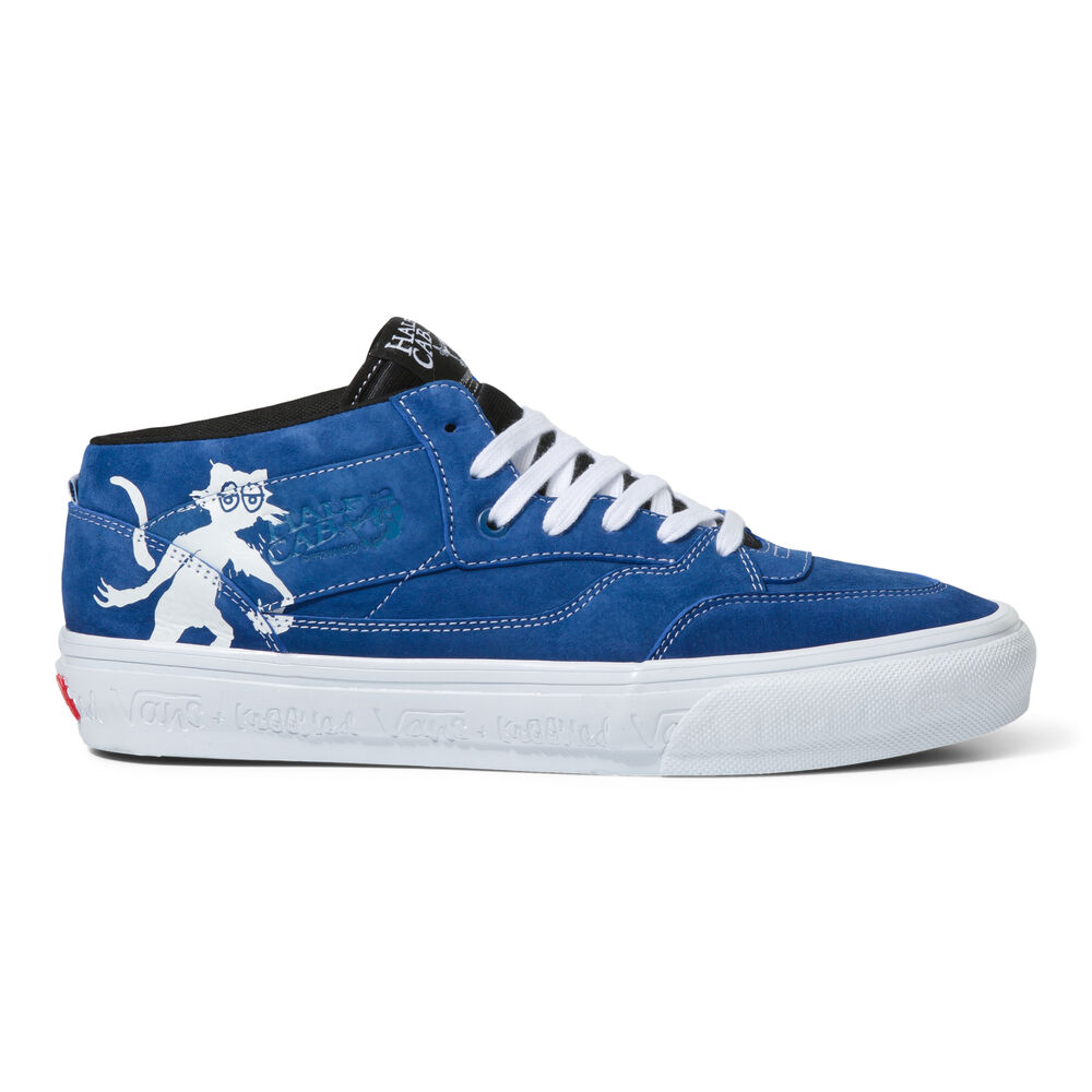 Vans x Krooked Skate Half Cab 92 VCU Mens Womens - (KROOKED BY NATAS FOR RAY) BLUE VN0A4BW9APG Shoes