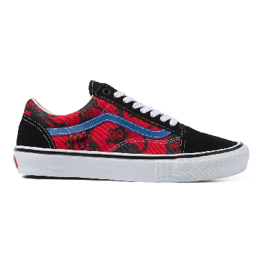 Vans x One Piece Skate Old Skool Mens Womens - (KROOKED BY NATAS FOR RAY) RED VN0A5FCBAPC Shoes