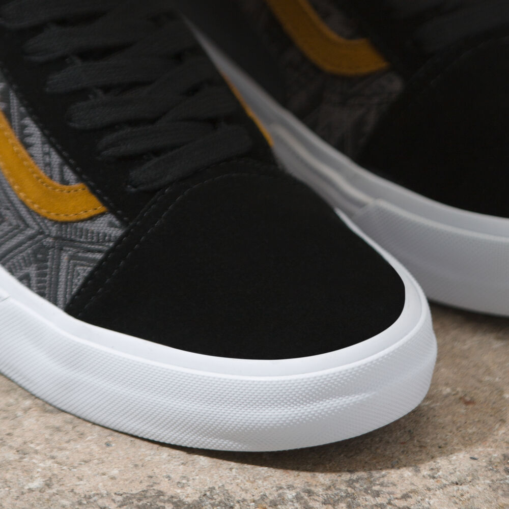 Vans Courage Adams BMX Old Skool Mens Womens - (COURAGE ADAMS) BLACK/GOLDEN BROWN VN0A5JIPACQ Shoes