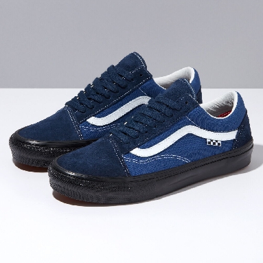 Vans Skate Old Skool VCU Mens Womens - NAVY/BLACK VN0A4BWANGV Shoes