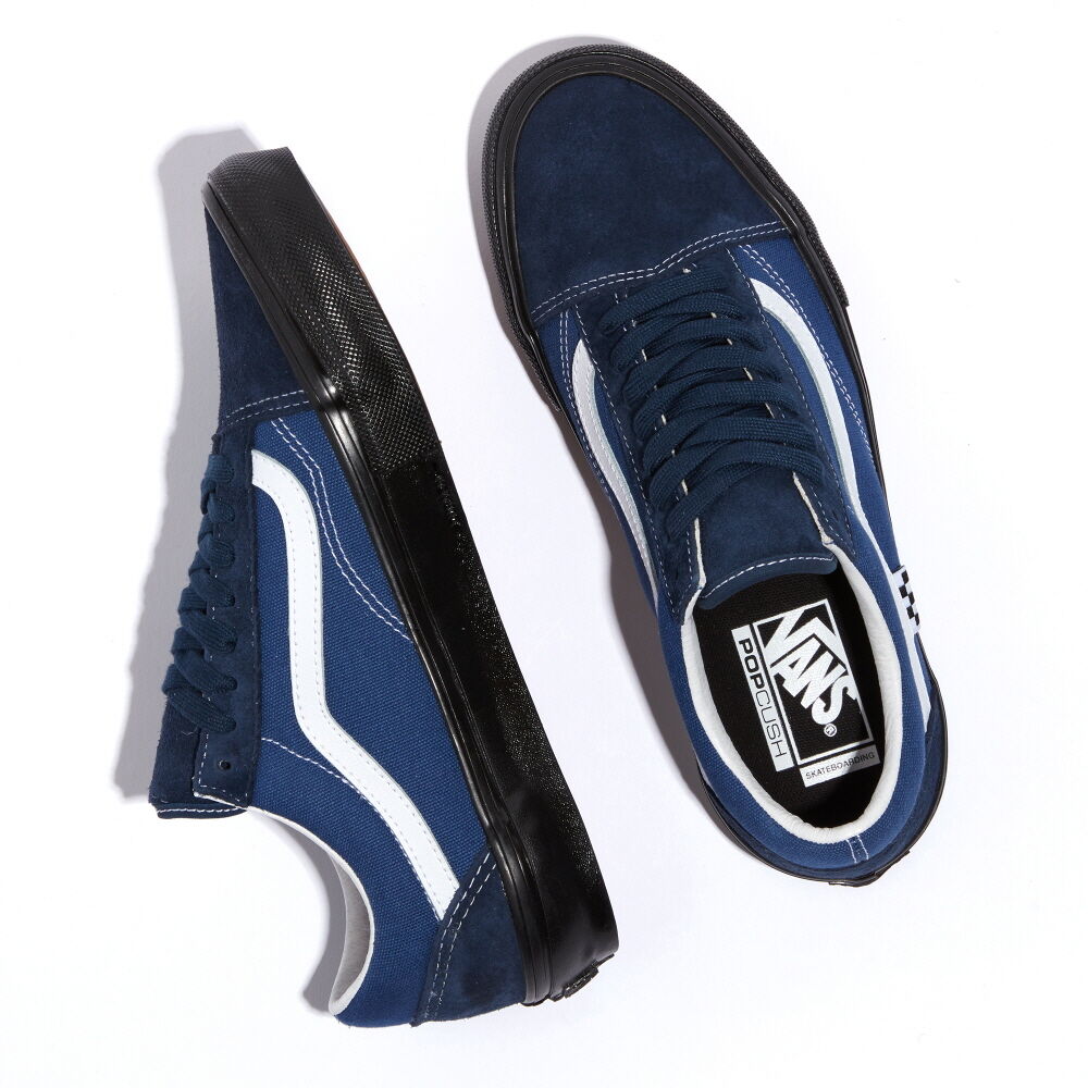 Vans Skate Old Skool VCU Mens Womens - NAVY/BLACK VN0A4BWANGV Shoes