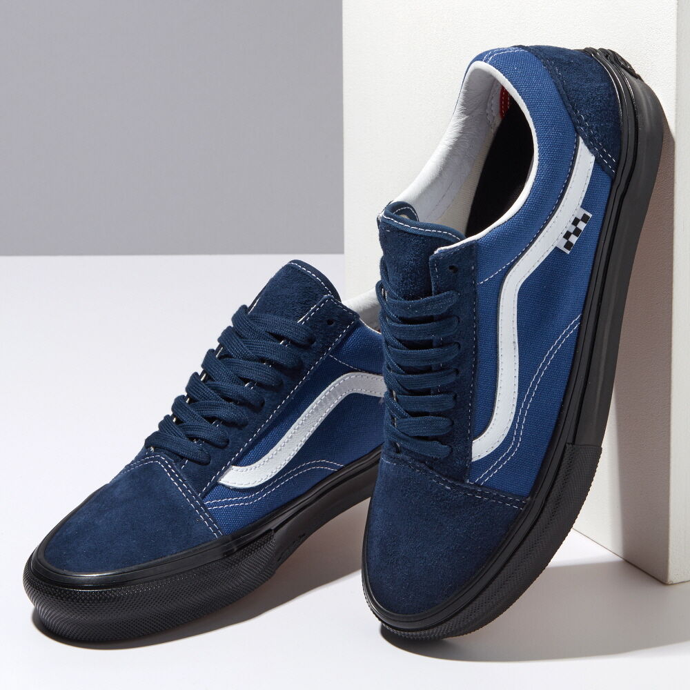 Vans Skate Old Skool VCU Mens Womens - NAVY/BLACK VN0A4BWANGV Shoes