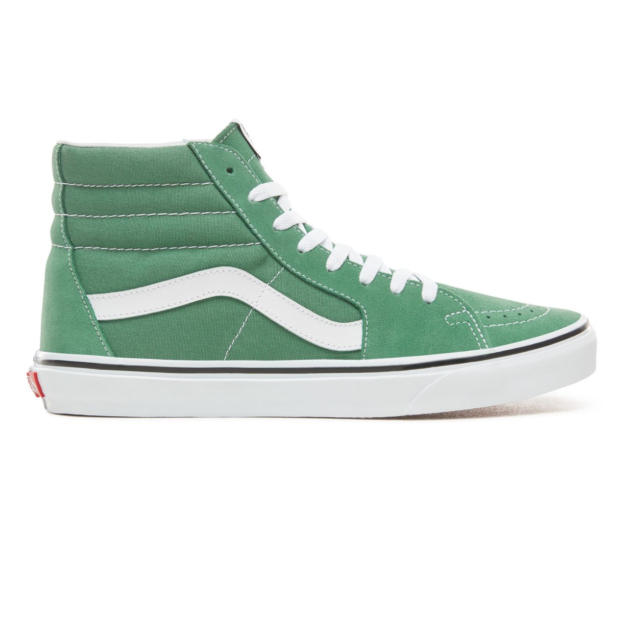 Vans Sk8-Hi Classic Mens Womens - Deep Grass Green/True White VN0A38GEUKV Shoes