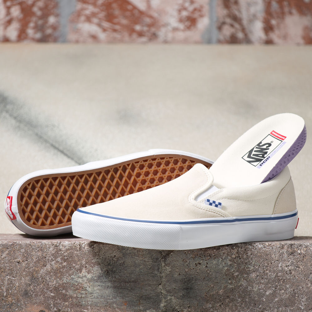 Vans Skate Classics Slip-On Mens Womens - OFF WHITE VN0A5FCAOFW Shoes