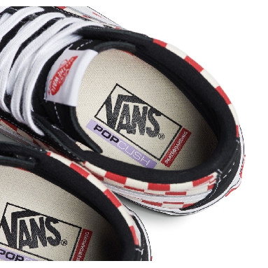 Vans Skate Grosso Sk8-Hi Reissue Mens Womens - GROSSO 84 BLK/RED CHECK VN0A5KYR428 Shoes