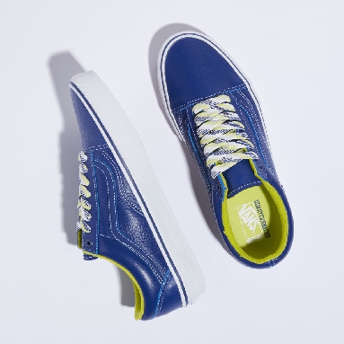 Vans x QuarterSnacks Old Skool Pro LTD Mens Womens - QUARTERSNACKS ROYAL VN0A4VCE2YN Shoes