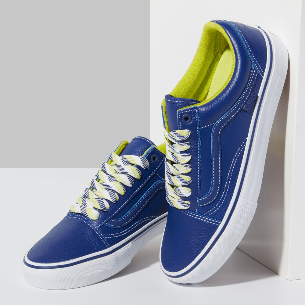 Vans x QuarterSnacks Old Skool Pro LTD Mens Womens - QUARTERSNACKS ROYAL VN0A4VCE2YN Shoes