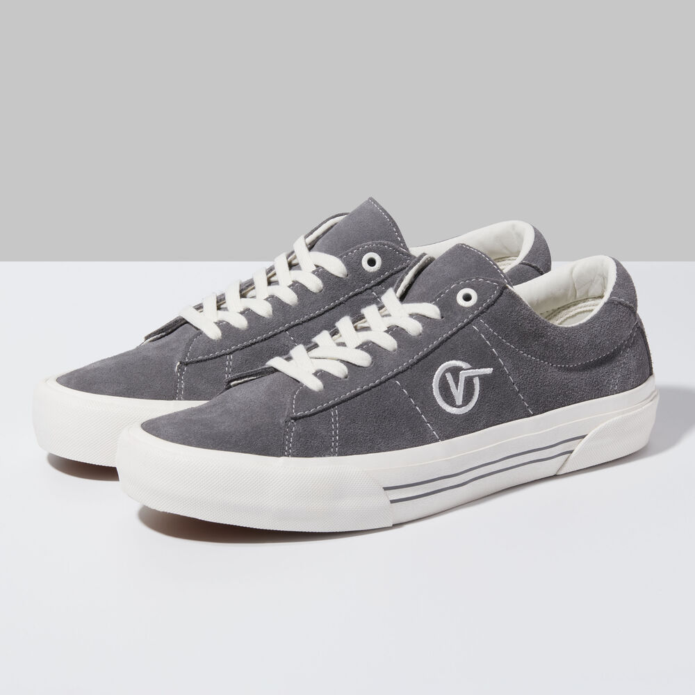 Vans Saddle Sid Pro Mens Womens - PEWTER/MARSHMALLOW VN0A4BTBGX8 Shoes