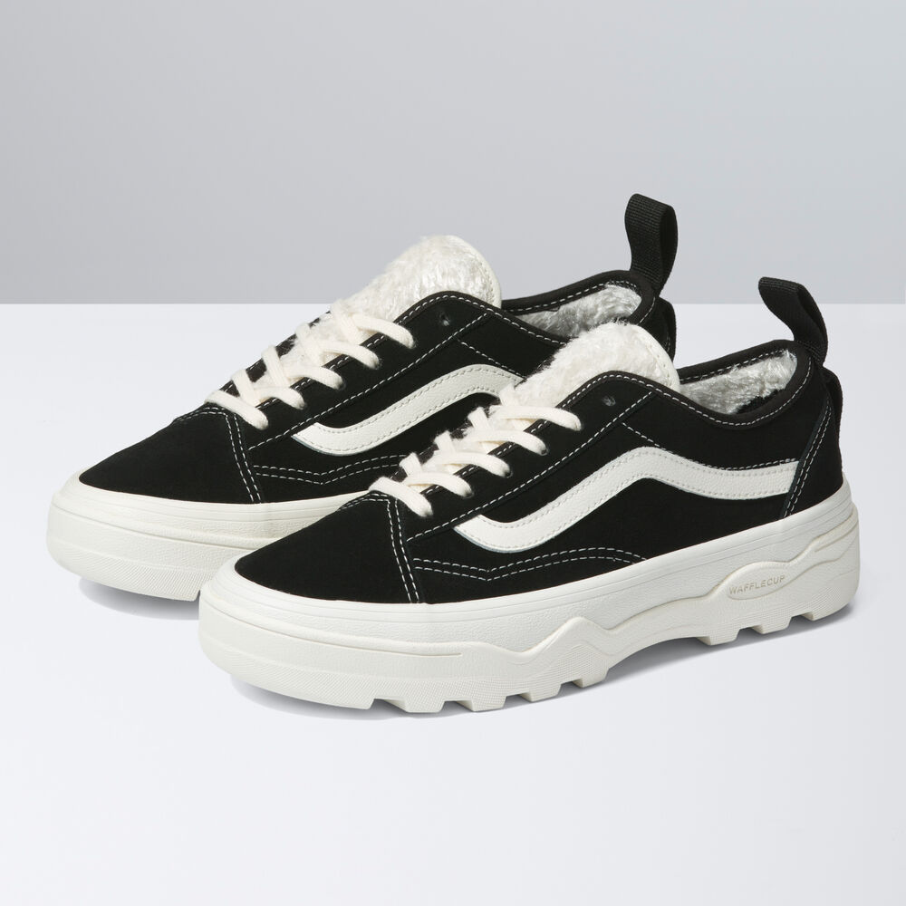 Vans Sentry Old Skool WC Mens Womens - SHERPA SUEDE BLACK VN0A4BVMBLK Shoes