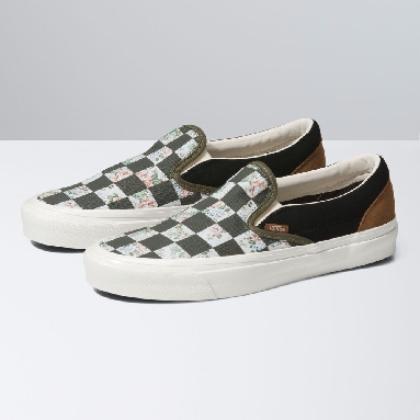 Vans Classic Slip-On 98 DX Mens Womens - BRICOLAGE CHECK MULTI CHECK VN0A7Q58J4E Shoes