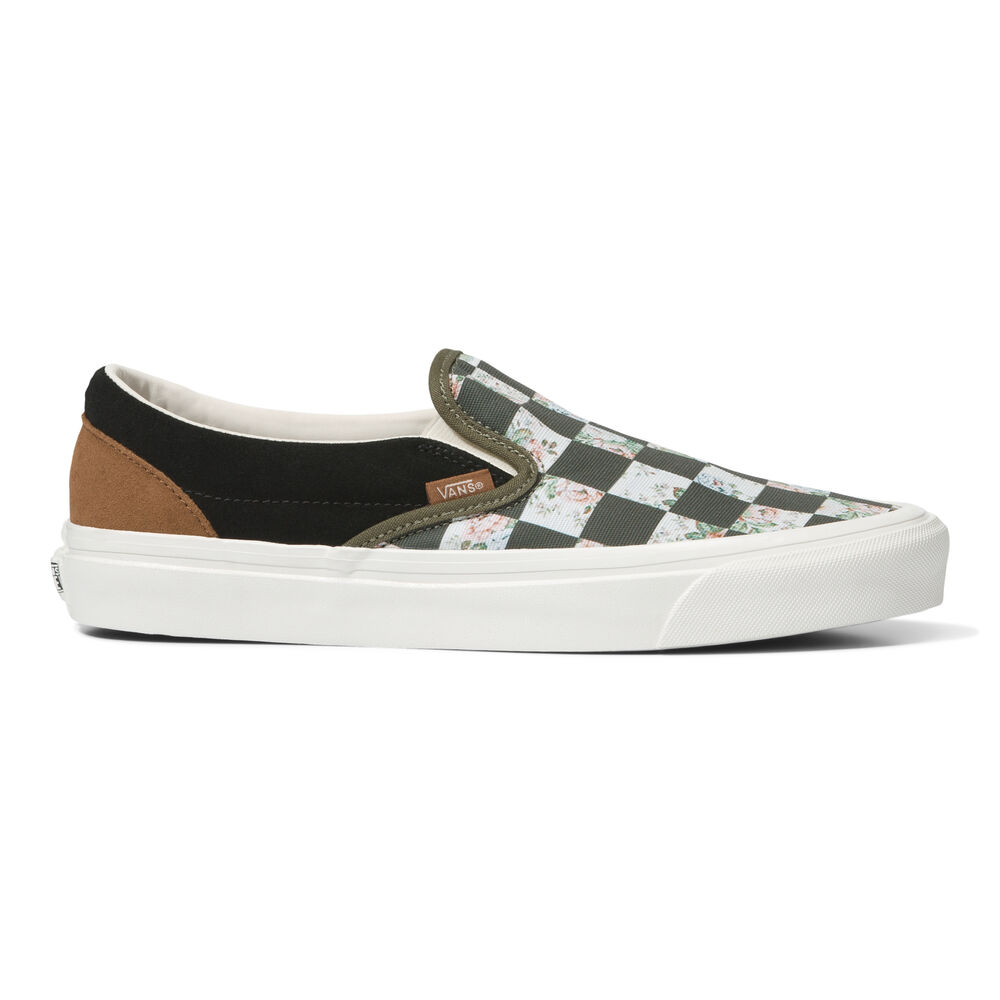 Vans Classic Slip-On 98 DX Mens Womens - BRICOLAGE CHECK MULTI CHECK VN0A7Q58J4E Shoes