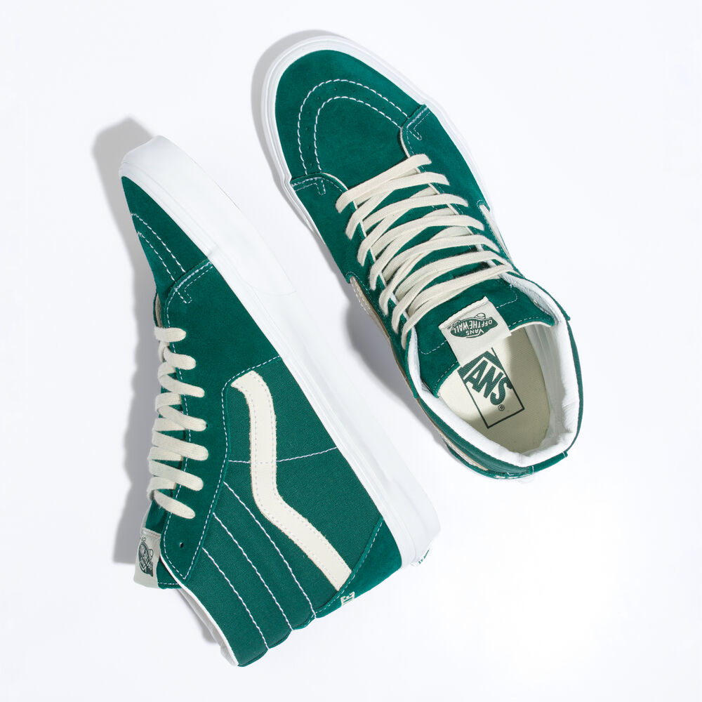 Vans Team Wellness SK8-Hi Mens Womens - TEAM WELLNESS GREEN/TRUE WHITE VN0A4BVTBGN Shoes