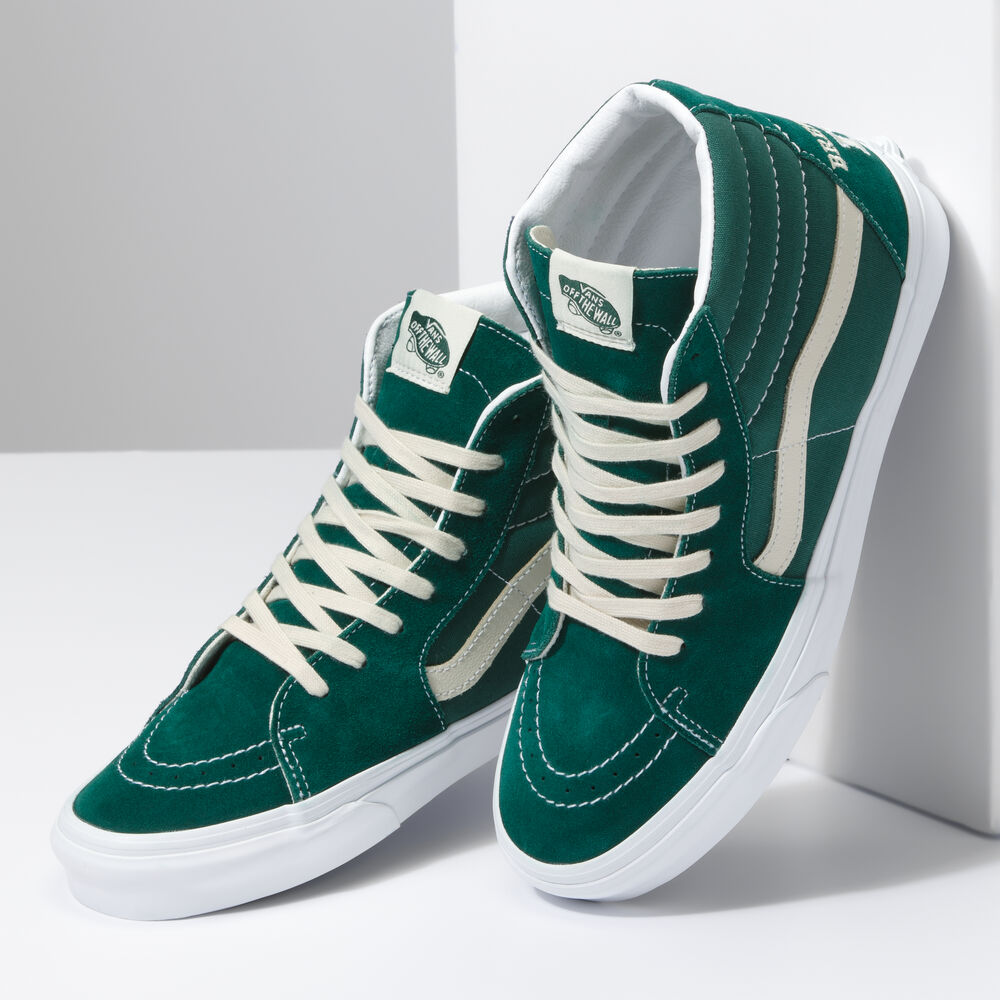 Vans Team Wellness SK8-Hi Mens Womens - TEAM WELLNESS GREEN/TRUE WHITE VN0A4BVTBGN Shoes